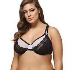 Ashley graham two tone bra